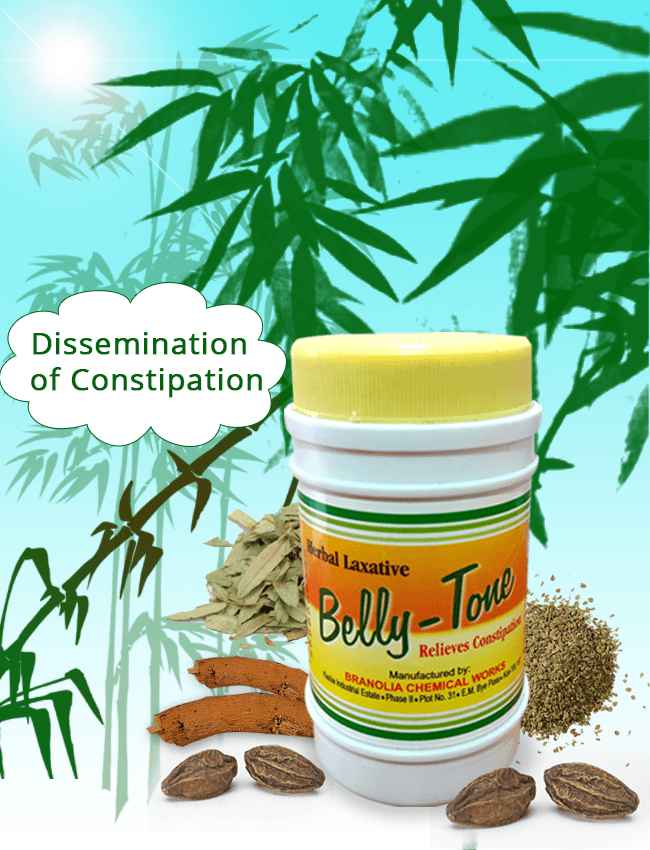 Bellytone, dissemination of constipation